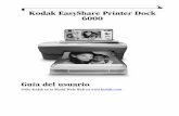 Kodak EasyShare Printer Dock 6000 · Ver una proyección de diapositivas en un televisor.! Imprimir desde una proyección de diapositivas en un televisor. ! Cargar el paquete de pilas