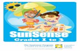 SCREEN SunSense/media/cancer.ca/MB/prevention and... · 2015-05-25 · 6. SLIDE on Sunglasses (Teaching Aid: Different types of sunglasses, the child that says sunglasses comes to