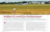 Galileo E1 and E5a Performance - German Aerospace Center World - April 2015 .pdf · 2015-05-11 · Ifree smoothing completely removes the (first-order) effects of ionospheric delay