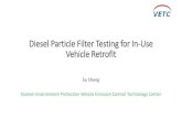 Diesel Particle Filter Testing for In -Use Vehicle Retrofit · Vehicle Retrofit . Su Sheng . Xiamen Environment Protection Vehicle Emission Control Technology Center ... widely retrofitted