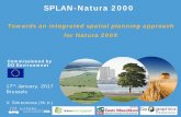 SPLAN-Natura 2000 · The Natura 2000 network across borders 17 • Functional connectivity by cross-border planning. • Cross-border initiatives not yet a common practice. • Lack