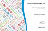 Focus on Mississauga 2012€¦ · Focus on Mississauga 2012 - Streetsville Community Node About this Information Density Persons Plus Jobs Ratio Density Monitoring Summary Section