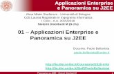 01 Applicazioni Enterprise e Panoramica su J2EElia.deis.unibo.it/Courses/sd1516-info/lucidi/01-modelli(1x).pdf · Panoramica su J2EE – 3Sistemi Distribuiti M Importanza dei modelli: