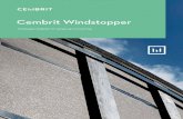 Cembrit Windstopper - Microsoft€¦ · PHOTO Cembrit Windstopper Extreme (9,0 mm) Cembrit Windstopper Extreme beskytter mod vind og fugt under ekstreme vejrforhold og sikrer en sund