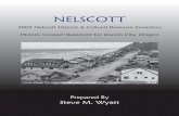 NELSCOTTDDC39B4D-9F7A-4251... · 2012-10-10 · is commonly known as the Oregon Coast Highway or Highway 101. Nelscott, the subject of this study, was one of thirteen highway-based