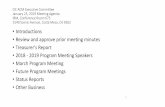 Review and approve prior meeting minutes Treasurer's ...oc.acm.org/docs/OC ACM Committee January 2019 Meeting Agenda … · January 23, 2019 Meeting Agenda IBM, Conference Room 675