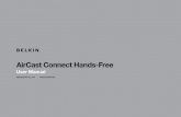 AirCast Connect Hands-Free - Belkin · AirCast Connect Hands-Free User Manual 8820tt00795 Rev. A01 F8M118/F8M118tt
