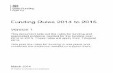 Funding Rules 2014 to 2015 - Archive · Funding Rules 2014 to 2015 Version 1 ... (SMEs) 40 Funding for apprentices who have learning difficulties or disabilities 41 Enhanced funding
