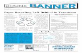Des Moines Area Community College Paper Recycling Left ... Banner Archive/2005-11-… · 30/11/2005  · The Boone Banner is a student newspaper, published bi-weekly at Des Moines