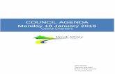COUNCIL AGENDA Monday 18 January 2016...2016/01/18  · St Helens Council Chambers on Monday 18 January 2016 commencing at 10.00am. CERTIFICATION Pursuant to the provisions of Section