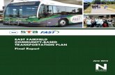 EAST FAIRFIELD COMMUNITY-BASED TRANSPORTATION PLAN … East Fairfield 2012.pdf · Regional Transportation Services ... including subsidized local and intercity taxi ser vices and
