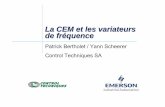 La CEM et les variateurs de fréquence - univ-reims.frwikigeii.iut-troyes.univ-reims.fr/images/8/86/Variateurs_et_CEM.pdf · Microsoft PowerPoint - EMV-Präsentation für Schurter-Event