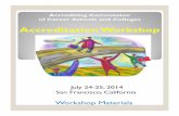 Accreditation Workshop 1 2014 Forms/July... · 2018-01-03 · Agenda - Renewal of Accreditation Thursday, July 24, 2014 8:30 am – 9:30 am Registration for Renewals Please stop by