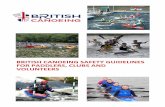 BRITISH’CANOEING’SAFETYGUIDELINES’ … · BritishCanoeing!Safety!Guidelines!for!Paddlers,!Clubs!andVolunteers! January!2015! 8! Irresponsible!or!careless!leadership!willnot!invalidate!the!