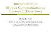 Introduction to Mobile Communications Lecture 1 (Overview)class.icc.skku.ac.kr/.../teaching/4273/notes/ECE4273p_01.pdf · 2019-09-03 · 1 Introduction to Mobile Communications Lecture