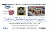 Emergence of WBG Based Power Electronics and System Level ... - OE... · Energy CV ' 2 2 1 Energy _density o r E & HH Capacitance Voltage Joules Permittivity Electric Field Joules