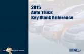 HOW TO USE THE AUTO/TRUCK KEY BLANK REFERENCE · 2018-11-30 · Smart 105 Sterling 105-106 Sterling Truck 106 Subaru 106-108 Suzuki 108-109 Toyota 109-116 ... 90 SUV VOLVO 119 99