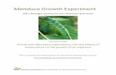Manduca Growth Experiment - Teacher Resources Packet · Manducagrowthguide! Manduca!Growth!Experiment! Ask!aBiologistactivity!for!the!classroom!and!home!!! Photo!by!ArtWoods ...
