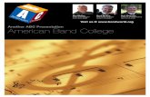 Another ABC Presentation American Band College · 2019-02-20 · Another ABC Presentation American Band College Max McKee Executive Director (541) 840-4888 Scott McKee Managing Director