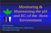 Monitoring & Maintaining the pH and EC of the Root Environment · 2001-06-27 · Environment Monitoring & Maintaining the pH and EC of the Root Bill Fonteno ... three major groups