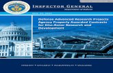 Report No. DODIG-2013-106 Defense Advanced Research ...Jul 19, 2013  · Department of Defense JULY 19, 2013. Report No. DODIG-2013-106 . ... contract award process for disc-rotor