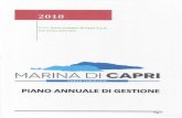 PTC Porto Turistico di Capri · MARINA DI CAPRI PORTO TURISTICO PIANO ANNUALE DI GESTIONE Pag. 1 . ... Allo stesso modo e come già fatto negli anni scorsi, al fine di qualificare