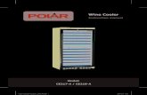 Wine Cooler...CE217-A - Polar Dual Zone Wine Chiller - 92 Bottle Capacity CE218-A - Polar Dual Zone Wine Chiller - 155 Bottle Capacity CE217-A_CE218-A_A5_v1_20191106.indb 3 …