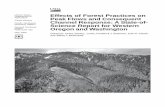 Effects of Forest Practices on Agriculture Peak Flows and ...Effects of Forest Practices on Peak Flows and Consequent Channel Response Introduction This paper presents a state-of-the-science