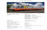 Hector Rail – An independent line haul provider for the ... · Hector Rail class: Locos: Built year: Built by: Total locos built: Locos at Hector Rail: Operational in: Axle configuration: