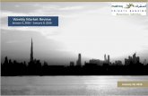 Weekly Market Review - Mashreq Bank · The World Bank cut 2016 global economic growth forecast to 2.9% from earlier 3.3% on weak emerging economies Eurozone core inflation eased to