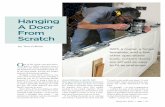 Hanging A Door From Scratch - Tom O'Brien · Hanging a door from scratch is way more time-consuming than installing a prehung, but it’s an extremely flexible process. If I need