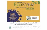 La conferenza regionale sulla gestione sostenibile dei ...€¦ · Tra i Comuni Ricicloni 2019 svetta anche 1 comune Rifiuti Free, comuni cioè che hanno una produzione di rifiuti