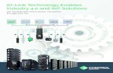 IO-Link Technology Enables Industry 4.0 and IIoT Solutions · ENABLING INDUSTRY 4.0 WITH OPC UA. OPC UA PROVIDES SENSOR DATA ANALYTICS. PEPPERL+FUCHS COMTROL’S IO-LINK GATEWAY USER