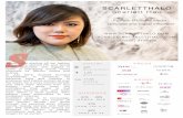 scarletthalo media kit - Amazon Web Services · Fashion PR/Social Media specialist and Digital Influencer ! SCARLETT@SCARLETTHALO.COM +1 (206) 3709428 !! SCARLETTHALO Scarlett Hao