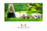 haiku nine single pages brochurehaikunine.com/images/haiku9-brochure.pdf · THE NINE GARDENS We've created a master-plan design incorporating nine thematic mood elevating gardens,