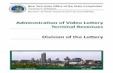Administration of Video Lottery Terminal Revenues · 2020-07-15 · 2010-S-56 Division of State Government Accountability 1 Executive Summary Purpose To determine whether video lottery