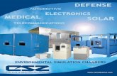 with solutions designed to meet your needs. · CSZ is your one-stop solution for environmental chambers, industrial freezers, system upgrades/retrofits, preventive maintenance, and