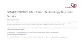 SMART ENERGY GB Smart Technology Business Survey · SMART ENERGY GB – Smart Technology Business Survey METHODOLOGY NOTE ComRes interviewed 502 senior financial and operational decision-makers