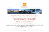 Florida Property Managers, Inc. 4649 Ponce De Leon #400 ... Owners Handbook.pdfPage 1 Florida Property Managers, Inc. 4649 Ponce De Leon #400 Coral Gables, FL 33146 305-831-2100 (Office)