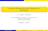 Discrete Mathematics with Applications MATH236 11.pdf · Discrete Mathematics with Applications MATH236 Dr. Hung P. Tong-Viet School of Mathematics, Statistics and Computer Science