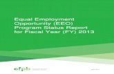 Equal Employment Opportunity (EEO) Program Status Report ......When possible equal opportunity issues have been identified, the Bureau has immediately ... One initiative enlisted senior