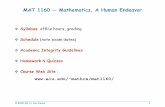 MAT 1160 Š Mathematics, A Human Endeavorcastle.eiu.edu/~mathcs/mat1160/Spring09/Webview/Slides/sec1-1.pdfThis week: Textbook, Sections 1.1 & 1.2 Next week: Textbook, Sections 1.3