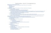 labfolder GLP Compliance · requirements of the OECD Series on Principles of Good Laboratory Practice (GLP) and Compliance Monitoring. As a quality assurance system, the GLP Principles