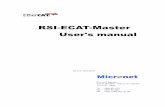 RSI-ECAT-Master User's manual - tpm-pac.com · RSI-ECAT-Master product is a software which provides communication can realize EtherCAT ® protocol via the network interface port as