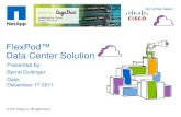 FlexPod™ Data Center Solution - Cisco...FlexPod Data Center Solution—the Most Efficient Journey to the Cloud Cisco® UCS B-Series Blade Servers and UCS Manager Cisco Nexus® –