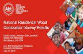National Residential Wood Combustion Survey Results...Inserts Pellet stoves (tons) Cords Pleasure/ aesthetics Back-up, room heating or supplemental heating Primary source of heat Weighted