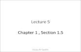Lecture 5 Chapter 1 , Section 1 - ucarecdn.comucarecdn.com/4c939c20-725c-4b6c-8bf1-7a6fe6b936f5/Lecture 5.pdfLecture 5 Chapter 1 , Section 1.5 Doaa Al-Saafin. Section 1.5: Definition