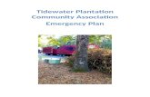 Tidewater Plantation Community Association€¦ · Web viewTidewater Plantation Community Association Emergency Plan Acknowledgements This Emergency Plan was developed by an Ad Hoc
