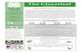 The Cloverleaf - LSU AgCenter /media/system/b/7/8/6/b7860d5f402a · PDF file The Cloverleaf January 2016 Calcasieu Parish Extension Office 7101 Gulf Hwy Lake Charles, LA 70607 337-721-4080
