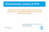 Photoemission studies at PITZ - desy.de Photoemission studies at PITZ: Analysis on extracted charge